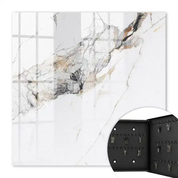 Revêtement décoratif motif marbre sur fond blanc