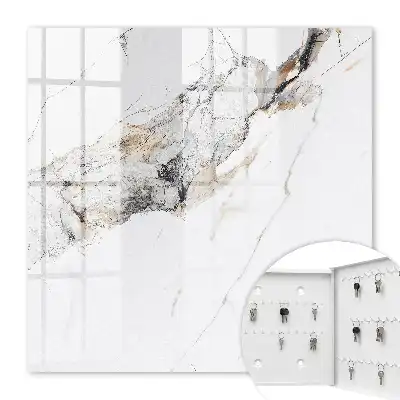 Revêtement décoratif motif marbre sur fond blanc