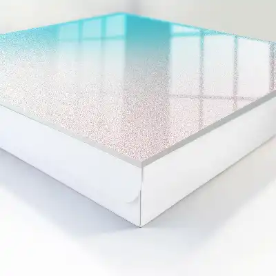 Dégradé pastel aux tons célestes