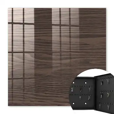 Structure en bois de teinte brune