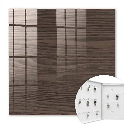Structure en bois de teinte brune