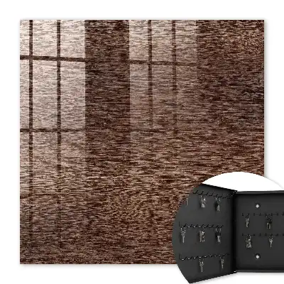 Aspect bois brun naturel