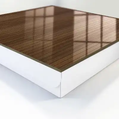 Composition harmonieuse de planches de bois