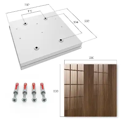 Composition harmonieuse de planches de bois