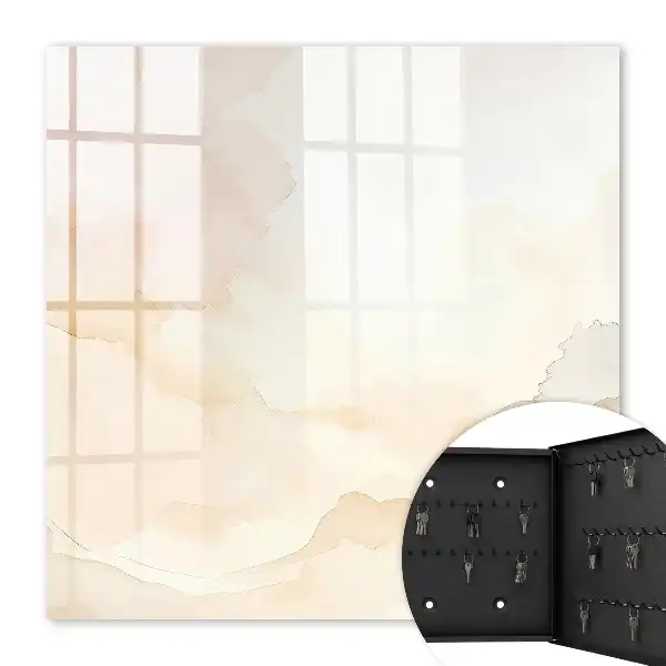 Tableau paysage lumineux effet aquarelle