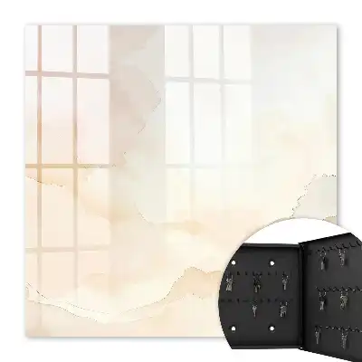 Tableau paysage lumineux effet aquarelle