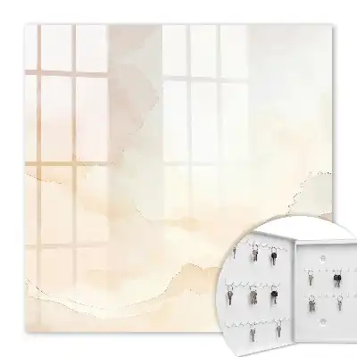 Tableau paysage lumineux effet aquarelle