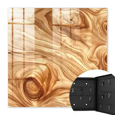 Vagues de bois aux tons chauds