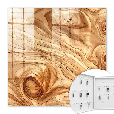Vagues de bois aux tons chauds