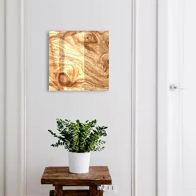 Vagues de bois aux tons chauds