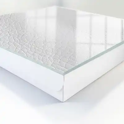 Revêtement en cuir clair à motif délicat