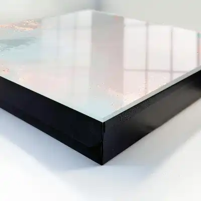 Tableau abstrait aux tons pastel exprimant la légèreté et l'harmonie