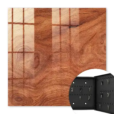Texture de bois brun chaud