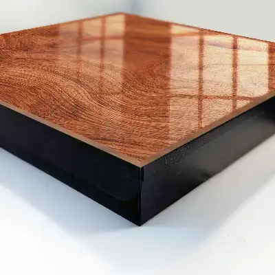 Texture de bois brun chaud