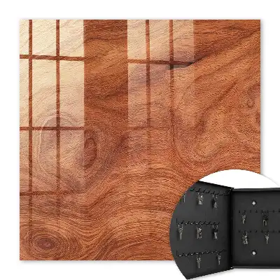 Texture de bois brun chaud