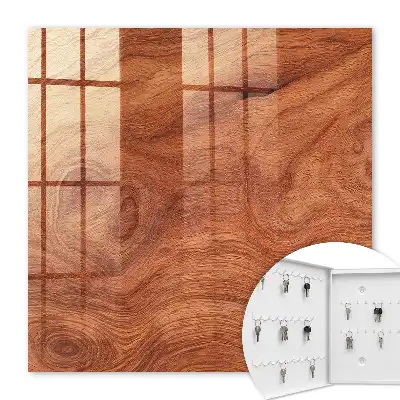 Texture de bois brun chaud