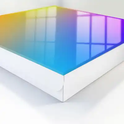 Spectacle visuel à dégradé coloré