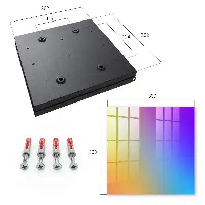 Spectacle visuel à dégradé coloré