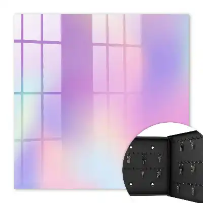 Harmonie de couleurs pastel ondulées