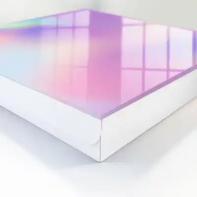 Harmonie de couleurs pastel ondulées