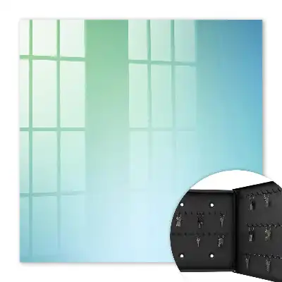 Dégradé de couleurs vert et bleu