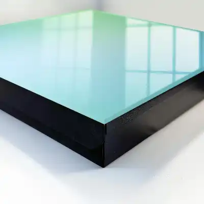 Dégradé de couleurs vert et bleu