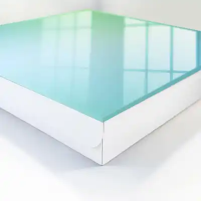 Dégradé de couleurs vert et bleu