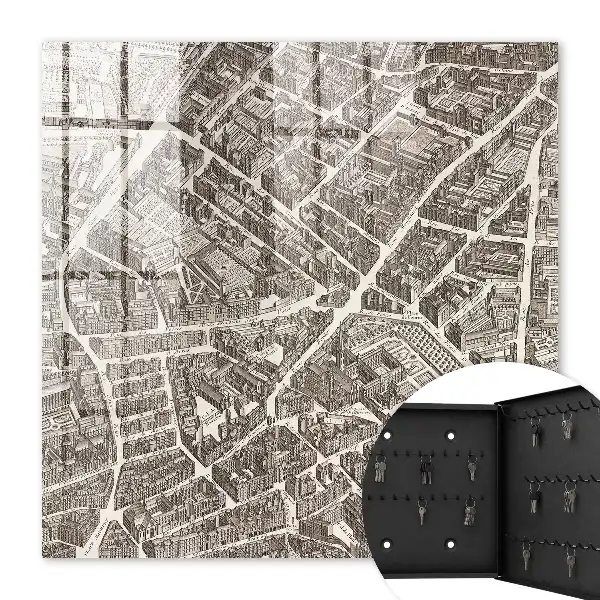 Carte de ville style classique