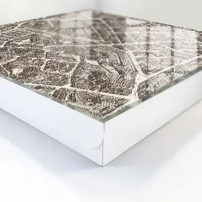 Carte de ville style classique