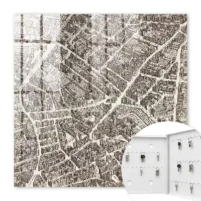 Carte de ville style classique
