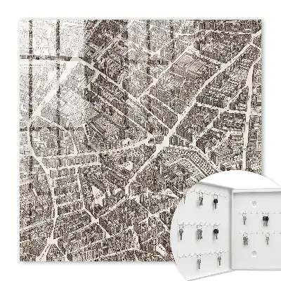 Carte de ville style classique