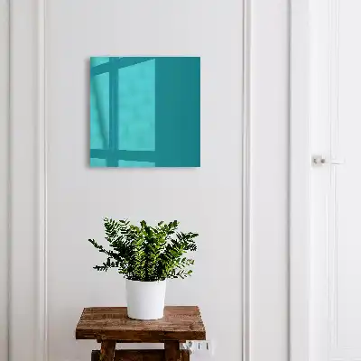 Peinture murale nuance turquoise fraîche et calme