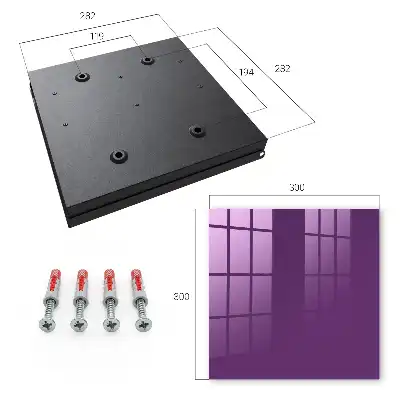 Violet intense au design minimaliste moderne