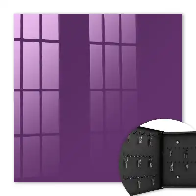 Violet intense au design minimaliste moderne