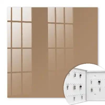 Brun chaud uni orange foncé