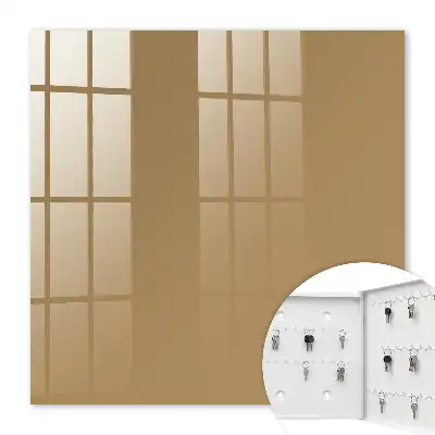 Produit minimaliste de couleur marron éclatant
