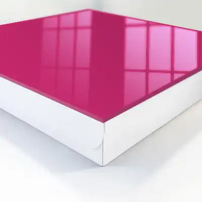 Minimalisme rose fuchsia intense