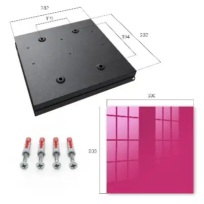 Minimalisme rose fuchsia intense