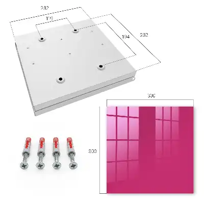 Minimalisme rose fuchsia intense