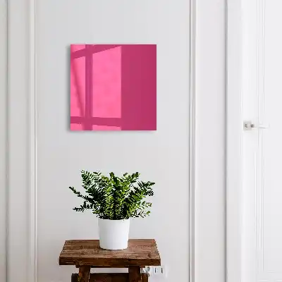 Minimalisme rose fuchsia intense