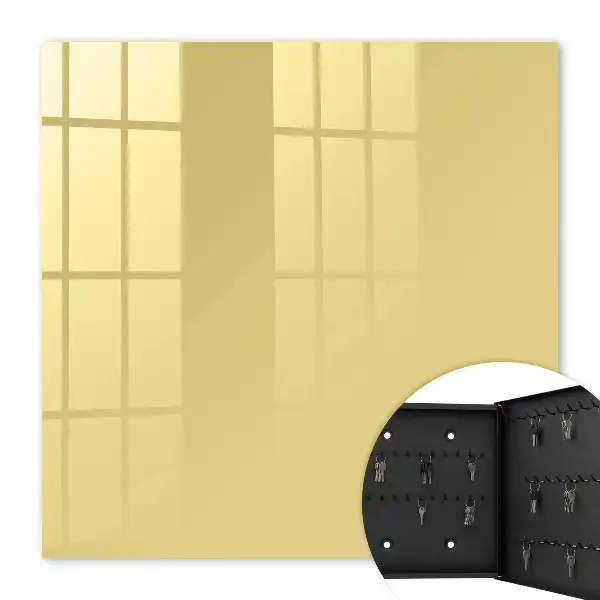 Décoration au style minimaliste en jaune pastel