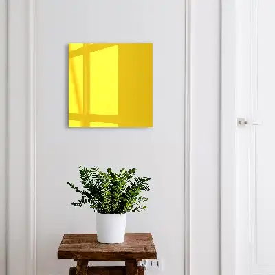 Peinture jaune intense plein d'énergie