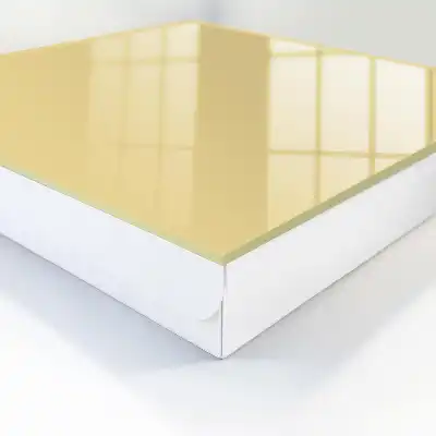 Composition apaisante beige et jaune