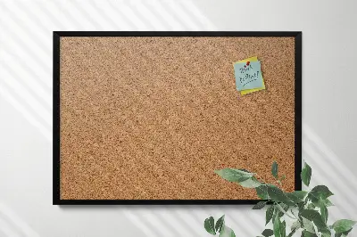 Tableau affichage liège avec cadre noir 120x90