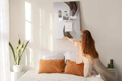 Image tableau en liège Vague abstraite