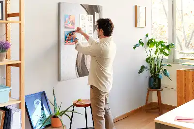 Image tableau en liège Vague abstraite
