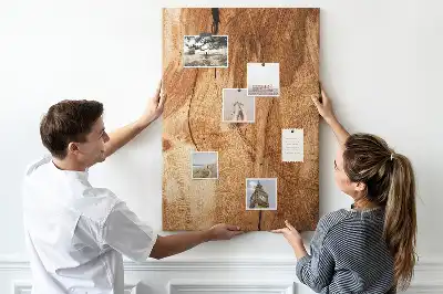 Tableau de liège décoratif Texture de bois naturel