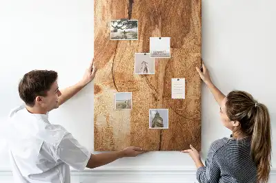 Tableau de liège décoratif Texture de bois naturel