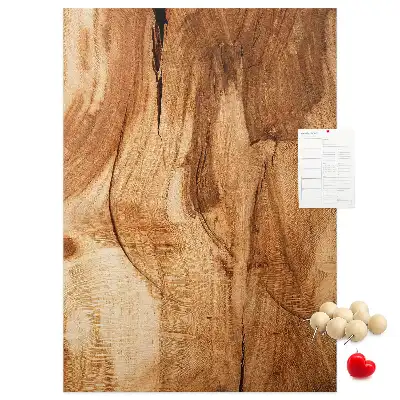 Tableau de liège décoratif Texture de bois naturel
