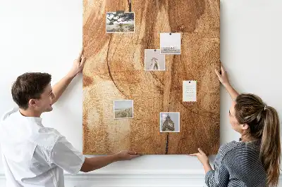 Tableau de liège décoratif Texture de bois naturel